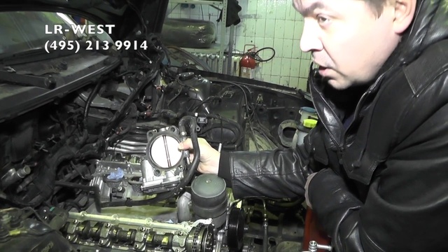 Неисправность дроссельной заслонки на бензиновом Range Rover 5.0 SC/NA смотреть онлайн