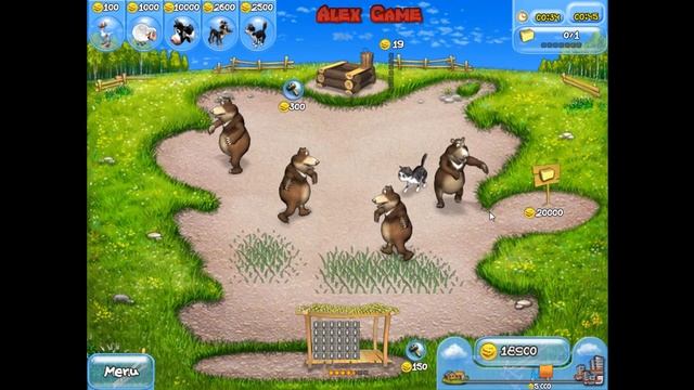 Farm Frenzy Awards 3 (selling, clicking, catching bear) Веселая ферма Четкие награды 3 шт смотреть онлайн