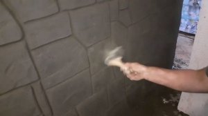 Имитация камня. Печь - шедевр.