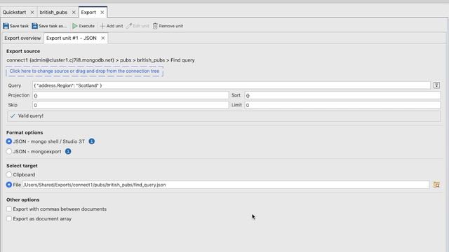 MongoDB 101: Lesson 6, Exercise 2 » Exporting document data to a .JSON file смотреть онлайн