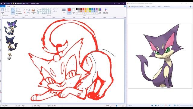 RR?️ Shiny Purrloin [Speedpaint] смотреть онлайн