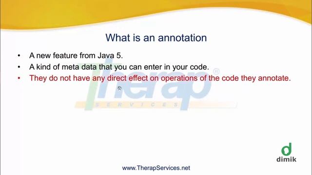 CS203 - JavaEE - What Is Annotation and Reflection смотреть онлайн
