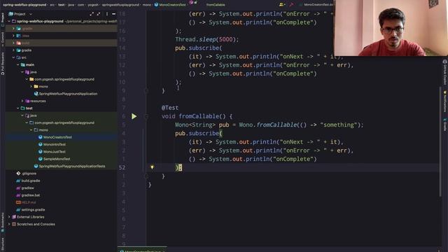 Exploring Creational Operators of the Mono Publisher in Spring WebFlux смотреть онлайн