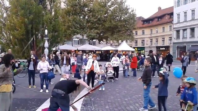 Ljubljana, Slovenia, Словения, Любляна, Развлечения для детей смотреть онлайн