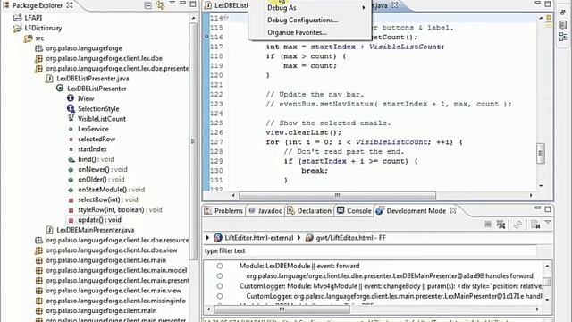 GWT: Debugging in Eclipse смотреть онлайн