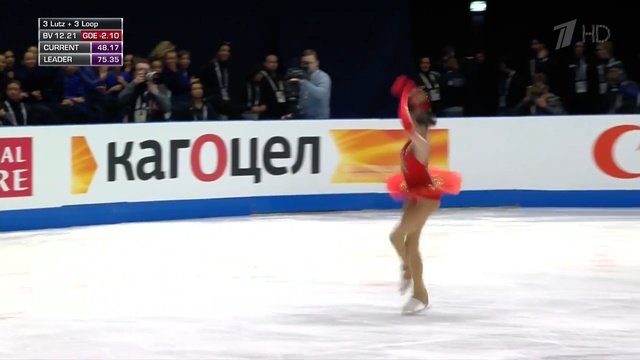 Алина Загитова 2018 ПП Чемпионат Мира. Милан смотреть онлайн