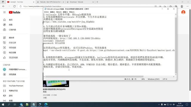 Tailscale wireguard協議安全加密隧道内網建站教程 смотреть онлайн