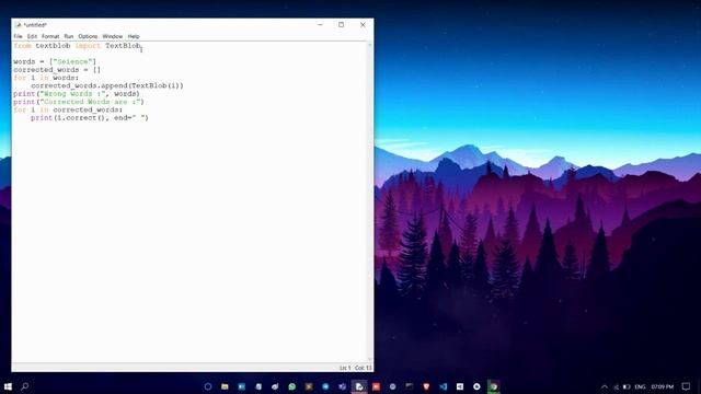 How to create a simple " Spell mistake correcting app " using Python Language | Learn Programming смотреть онлайн