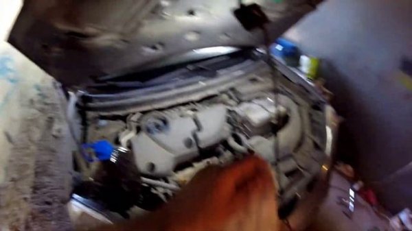 Nissan X-trail T31, ЗАМЕНА МАСЛА в двигателе QR25