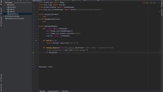3- Application mobile avec python-Kivy: Gestion des fenêtres de l'application смотреть онлайн