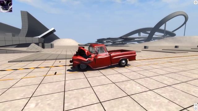 BeamNG.drive - 1958 Chevrolet Apache Fleetside Crash Compilation смотреть онлайн
