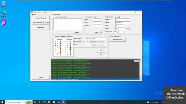 TSM - Telegram Botu Türkçe Kullanım, Reaksiyon, İzlenme ve Aktif Kullanıcı Ekleme смотреть онлайн