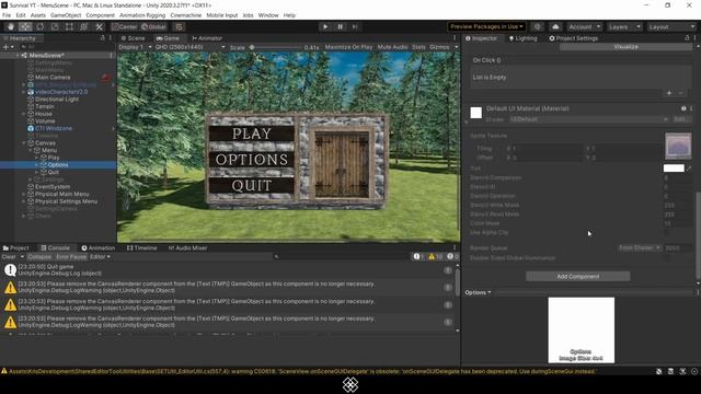 как сделать главное меню в юнити 2022 для новичков смотреть онлайн