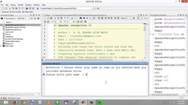 Speaker Recognition By Matlab смотреть онлайн