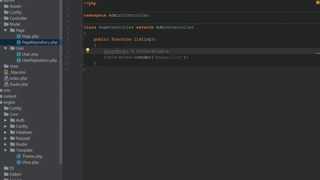 Создание CMS на php - 23 урок (Создание страниц) смотреть онлайн