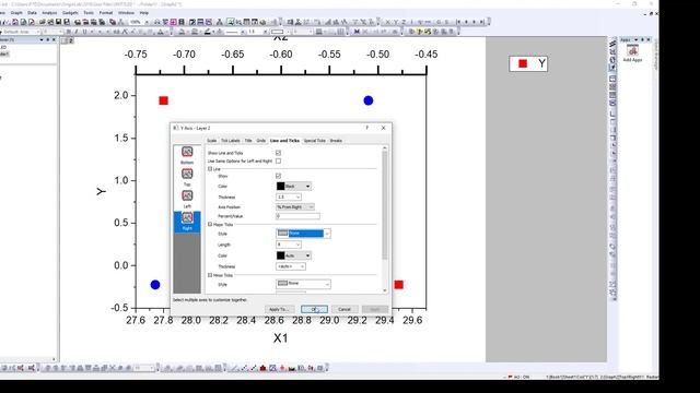 How to Make a Plot with Two X-axis and One Y-axis in Origin смотреть онлайн