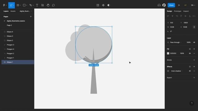 How to Illustrate A Tree with Figma смотреть онлайн