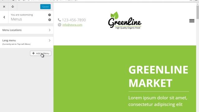 How to create top menus in GreenLine Wordpress theme смотреть онлайн