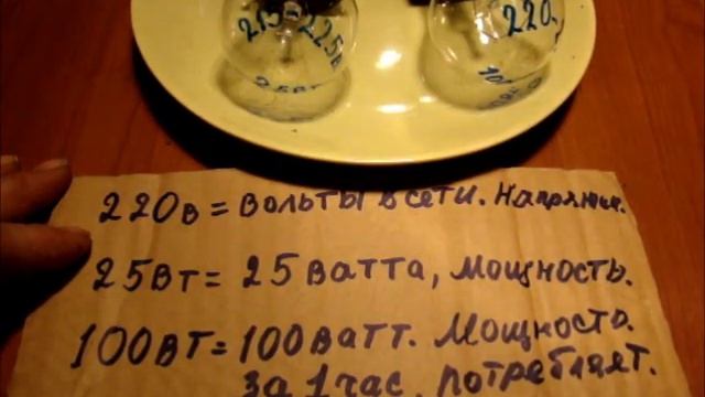 Что написано на лампе