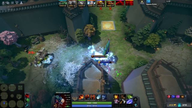 ЛЕДЯНОЙ DRAGON KNIGHT через ИНТЕЛЛЕКТ / WORLD OF DOTA / Дота 2 смотреть онлайн