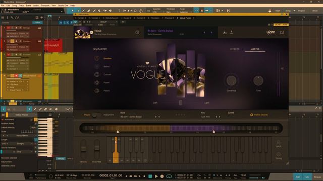 working with Ujam Virtual Pianist Vogue смотреть онлайн