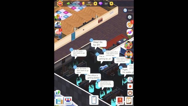 Idle office tycoon get rich, upgraded material workshop ? can now make screen diode ? смотреть онлайн