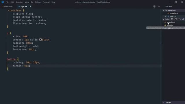 How to Change Text Color in Javascript смотреть онлайн