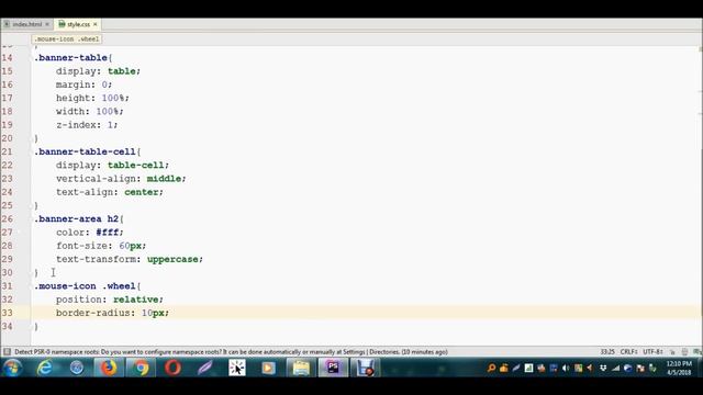CSS3 Scroll Indicator Animation | Scrolling Mouse Animation | CSS3 Animation Snippets смотреть онлайн