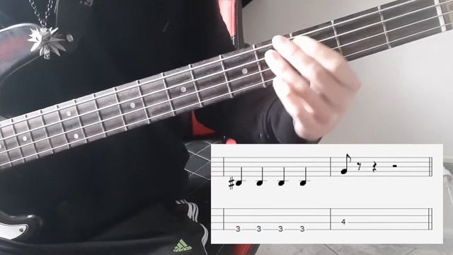 [TUTORIAL/TABS] SANTA CRUZ - YOUNG BLOOD RISING tutorial with TABs on screen by Andrea Spinelli смотреть онлайн