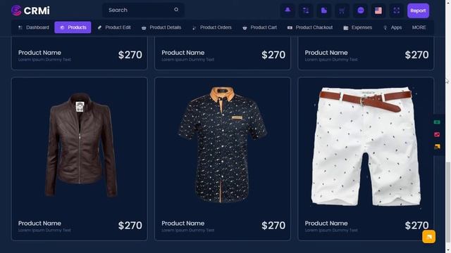 eCommerce Bootstrap Admin Panel Template Dark LTR Theme смотреть онлайн