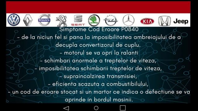 cod eroare P0840 tester auto? - ? ce se inseamna ? service auto ? reparatii auto смотреть онлайн