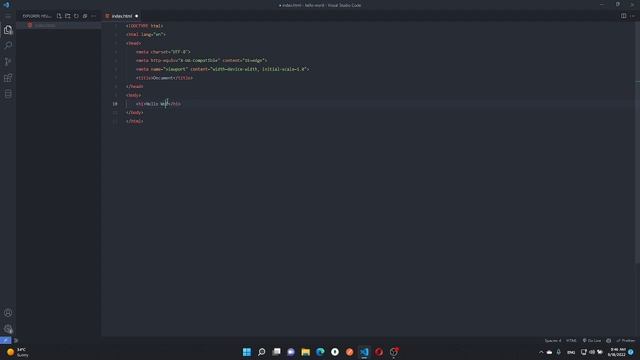 Using Live Server In VScode (side by side window) смотреть онлайн