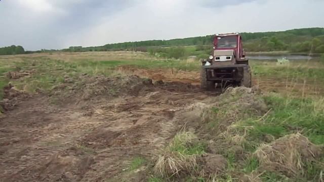 самодельный трактор рабочий момент смотреть онлайн