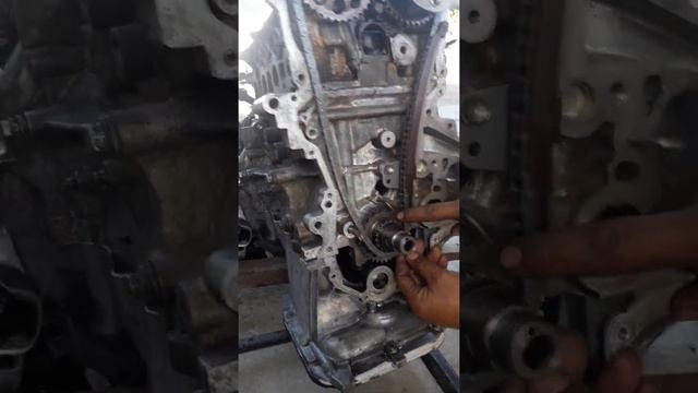 Toyota Vios- 2NZ Engine Replace timing chain,chain guide and tensioner.... смотреть онлайн