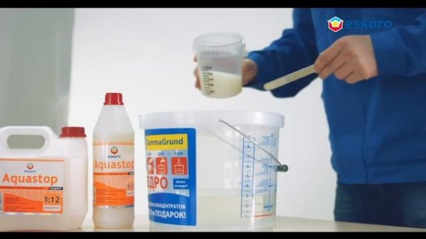 Eskaro Aquastop Expert грунт-концентрат влагоизолятор