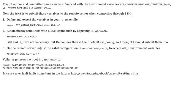 DevOps & SysAdmins: Correct user names when tracking /etc/ in git repository and committing as root смотреть онлайн