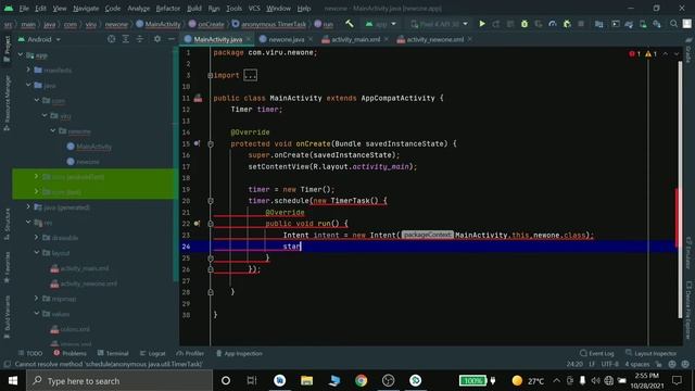 Automatically Change Activity after Few Seconds in Android Studio смотреть онлайн