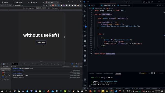 React : useRef Hook смотреть онлайн