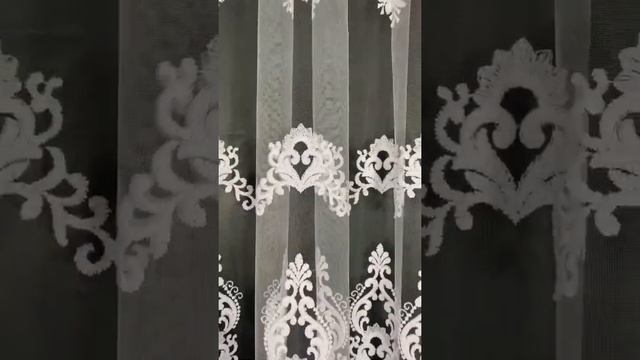 Тюль на основе турецкого фатина хорошого качества Цвет: Белый смотреть онлайн
