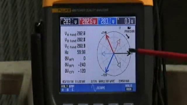 Fluke 435-II 435 II BASIC Power Quality Energy Analyzer Connection смотреть онлайн