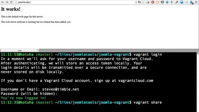 Using Vagrant Share смотреть онлайн