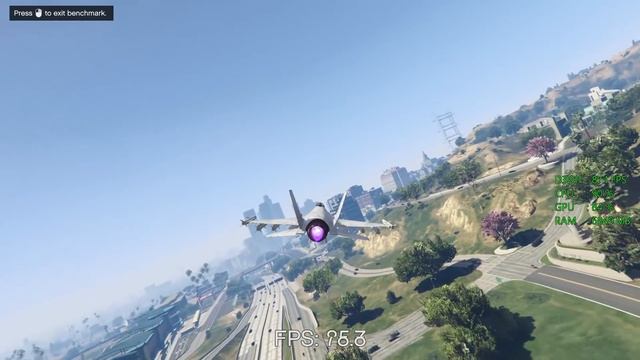 AMD Radeon RX 470 -- Intel Core i3-7100 -- Grand Theft Auto V GTA V Benchmark смотреть онлайн