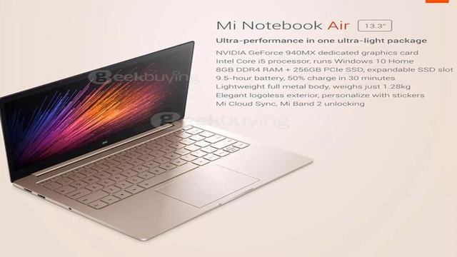 Mi Notebook Air 13.3 (8GB RAM | 256GB SSD | 940MX) (2017) - Xiaomi смотреть онлайн