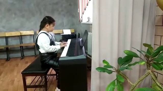 "Песенка Львенка и Черепахи" на фортепиано Медина Кузембаева смотреть онлайн