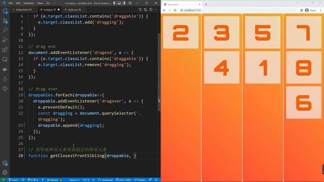Kanban Board Drag and Drop (dnd) with Vanilla JavaScript and CSS смотреть онлайн