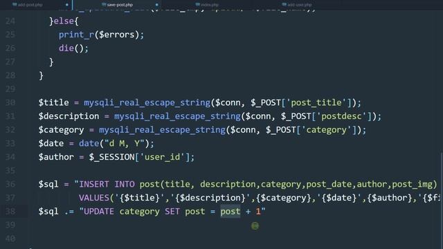 PHP News Project - Add & Show Post Tutorial in Hindi / Urdu смотреть онлайн