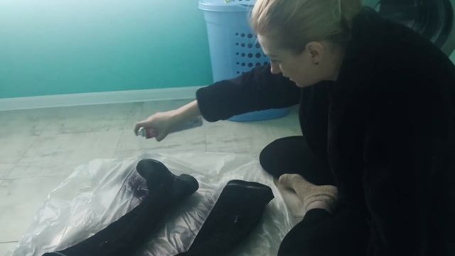 Беларусь | Покраска замшевой обуви | Краска - аэрозоль Дамавик смотреть онлайн