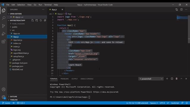Project Structure Understanding Hello App React смотреть онлайн