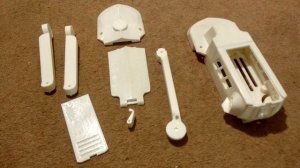 Большой складной квадрокоптер на 3D принтере