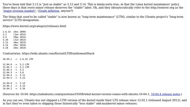 Ubuntu: Why does Ubuntu 14.04 LTS use linux kernel 3.13? (4 Solutions!!) смотреть онлайн